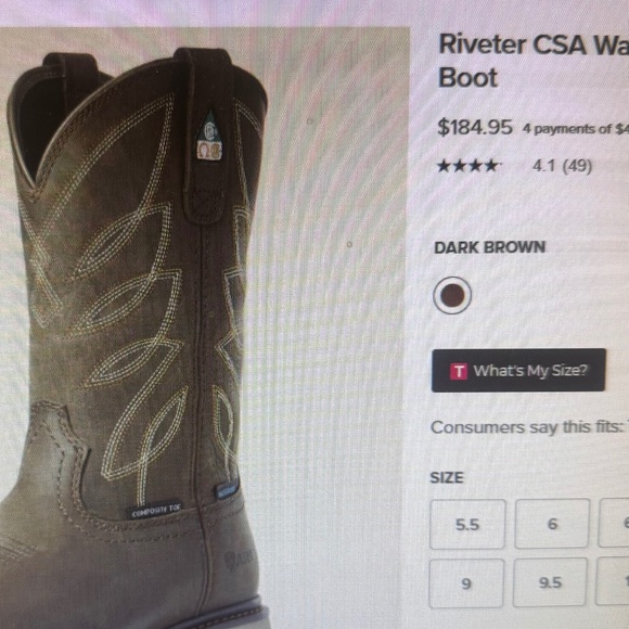 Ariat Womens Cowboy Boots - Work boots - Picture 5 of 6